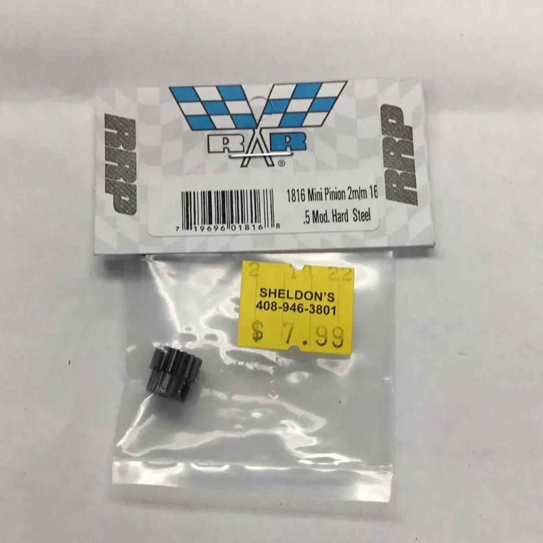 2Mm Bore 16 Tooth Pinion .5 Mod 1