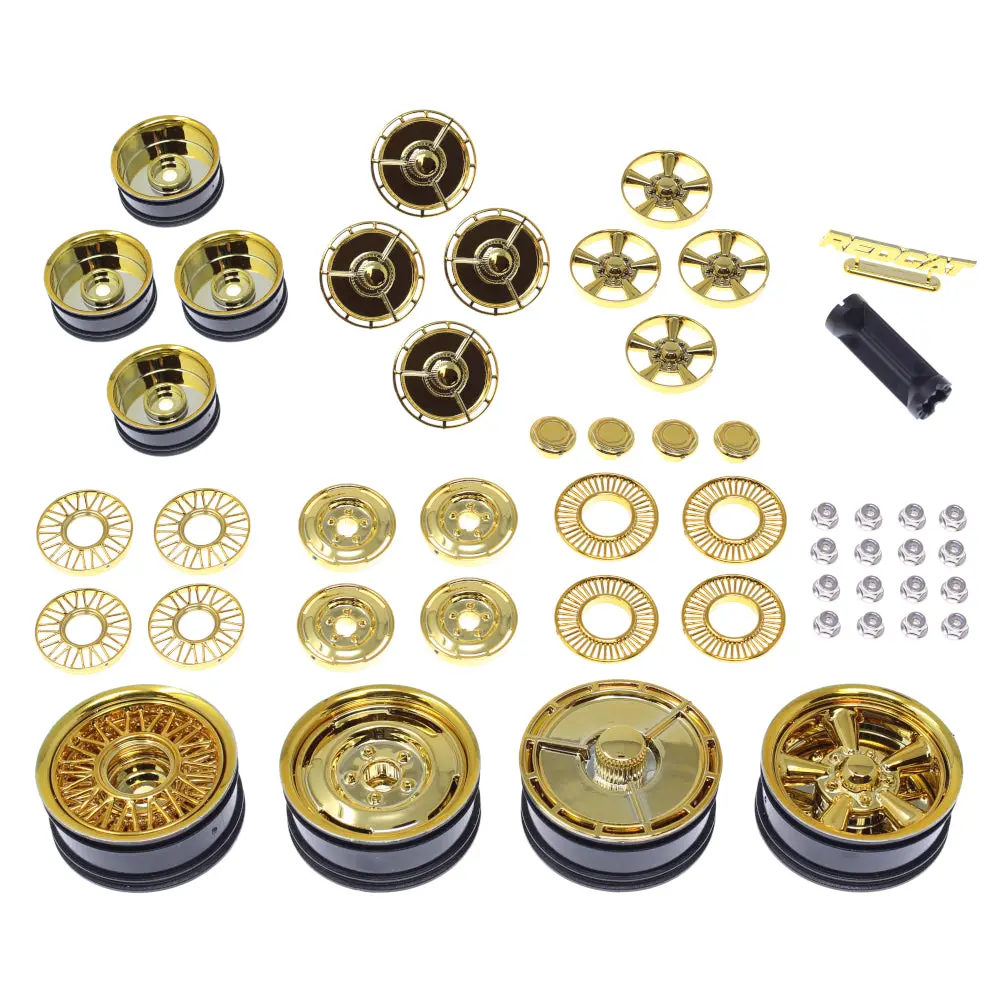 Redcat Mod Wheels Gold 1