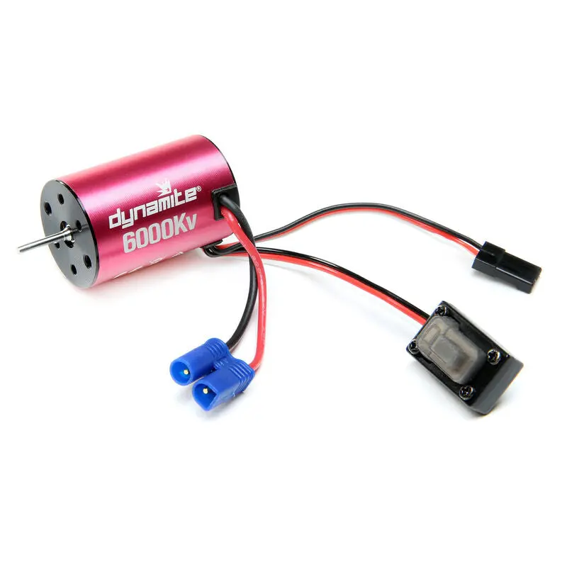 Brushless Motor/Esc 2-In-1 Combo, 6000Kv: Mini-T 2.0, Mini-B - Dyns0501 1