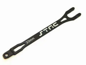 Aluminum Pro Racing Battery Strap, Gun Metal, For Traxxas Slash 1