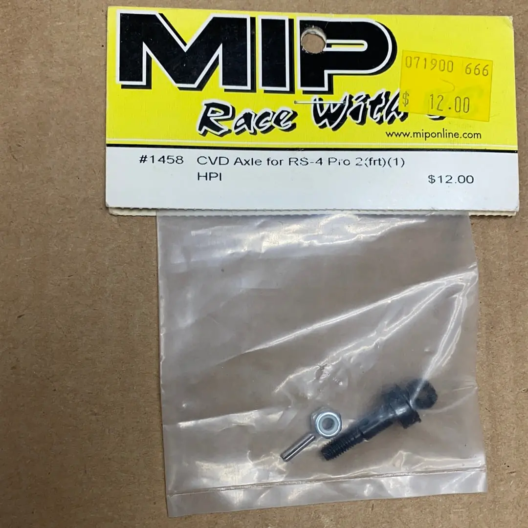 Mip 1458 Cvd Axle For Rs4 Pro 2 (Fry)(1) Hpi 1