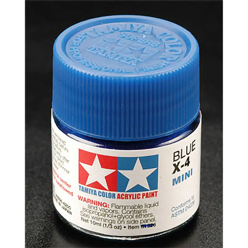 Tamiya Acrylic Mini X4, Blue 1