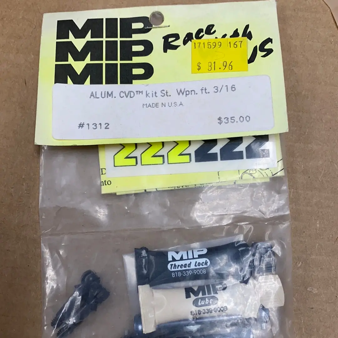 Mip 1312 Alum Cvd Kit Street Weapon  Front 3/16 Axel 1