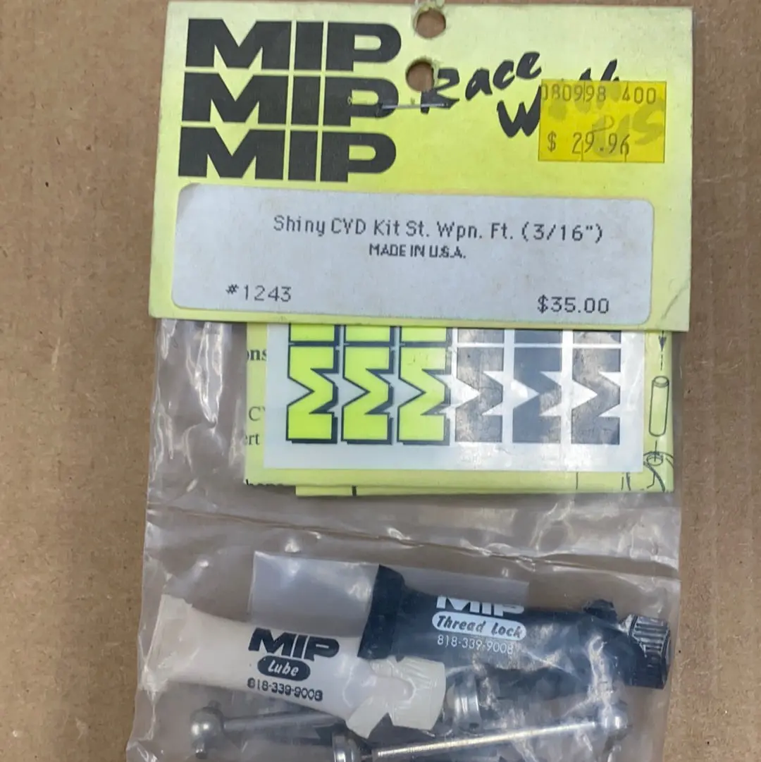 Mip 1243 Shiny Cvd Kit For Street Weapon Front 3/16 Axel 1