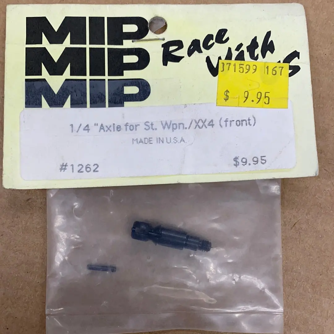 Mip 1262 1/4 Axle For St. Wpn./Xx4 (Front) 1