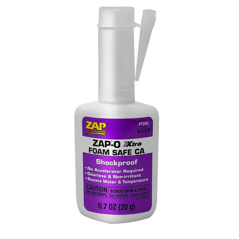 Zap Zap-O Xtra Foam Safe Ca Glue, .7 Oz 1