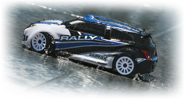 Latrax Rally 1/18 Scale 4Wd Rally Car (Blue, Grn, Orng, &Red) 1