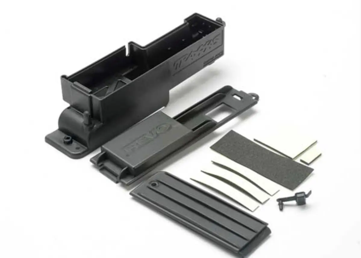 Electronics Box, Right/ Box Cover/ Charge Jack Plug (Rubber)/ Foam Padding And Adhesive 1