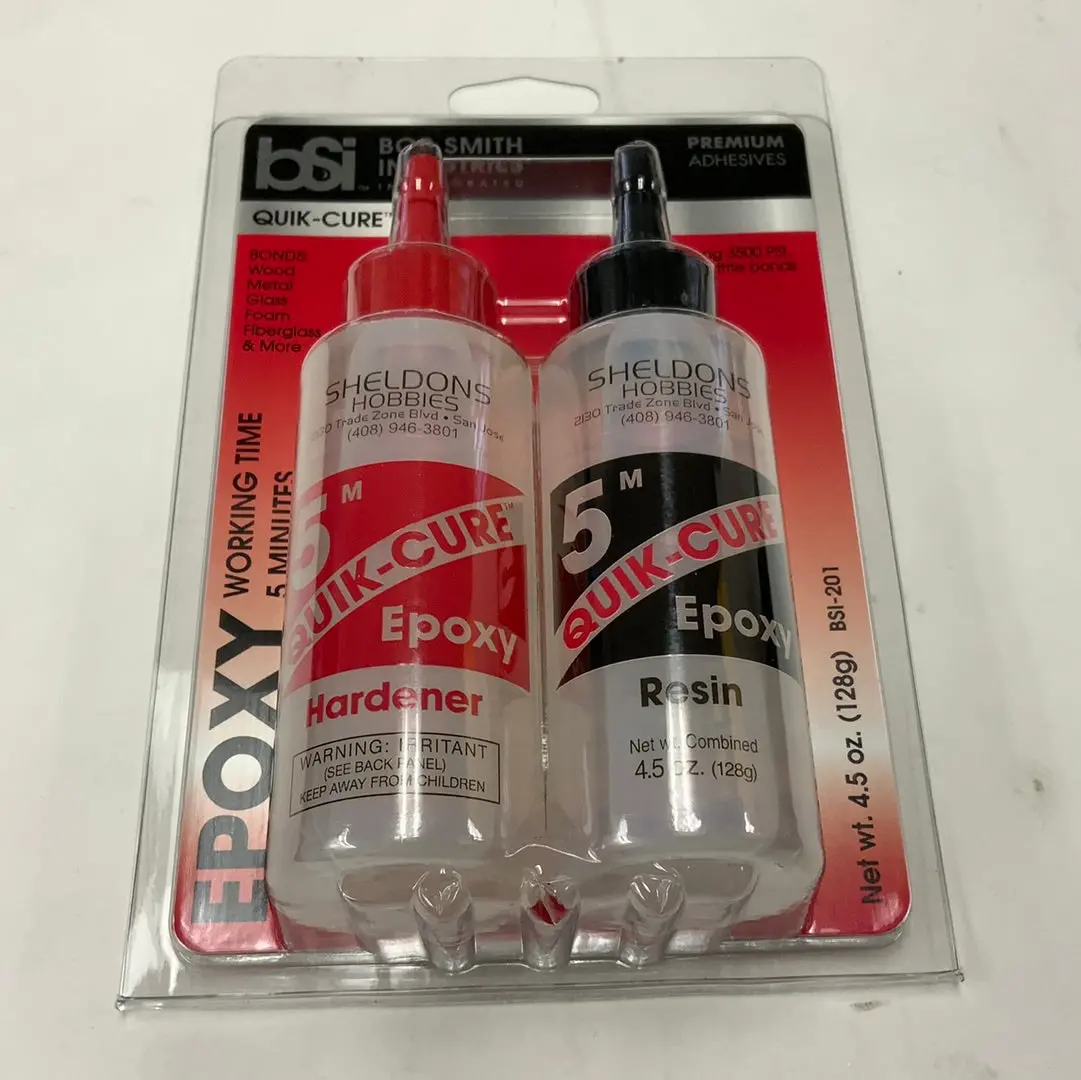 Bsi Quik Cure 5 Minute Epoxy (4.5) Oz  Bsi-201 1