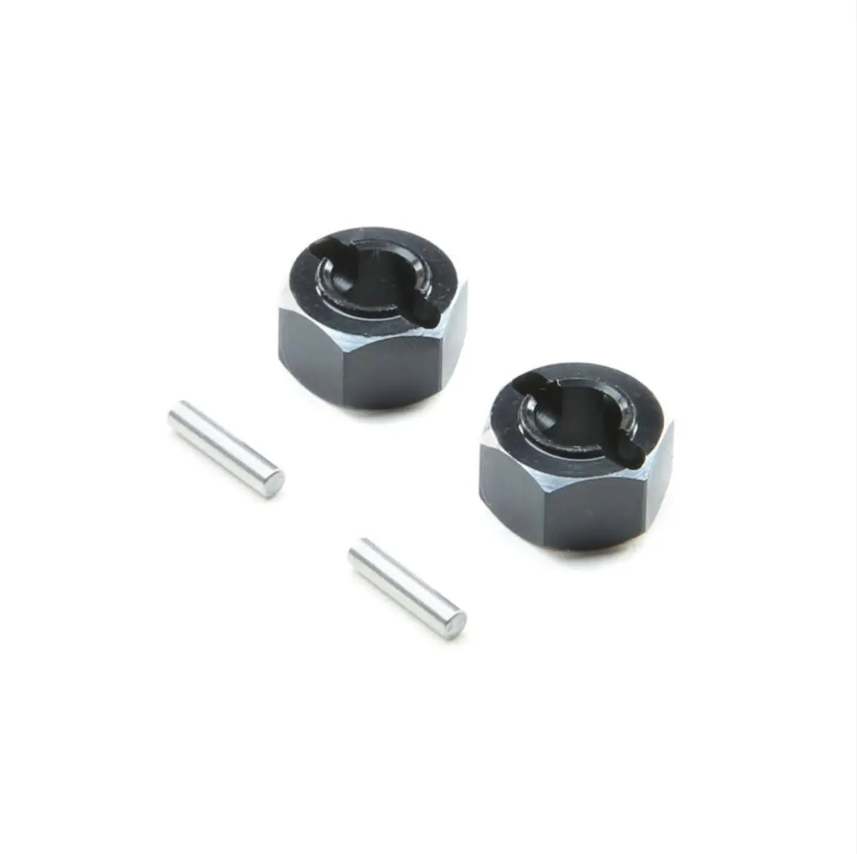 Hex Set Rear Axle, Aluminum: Mini-T 2.0, Mini-B 1