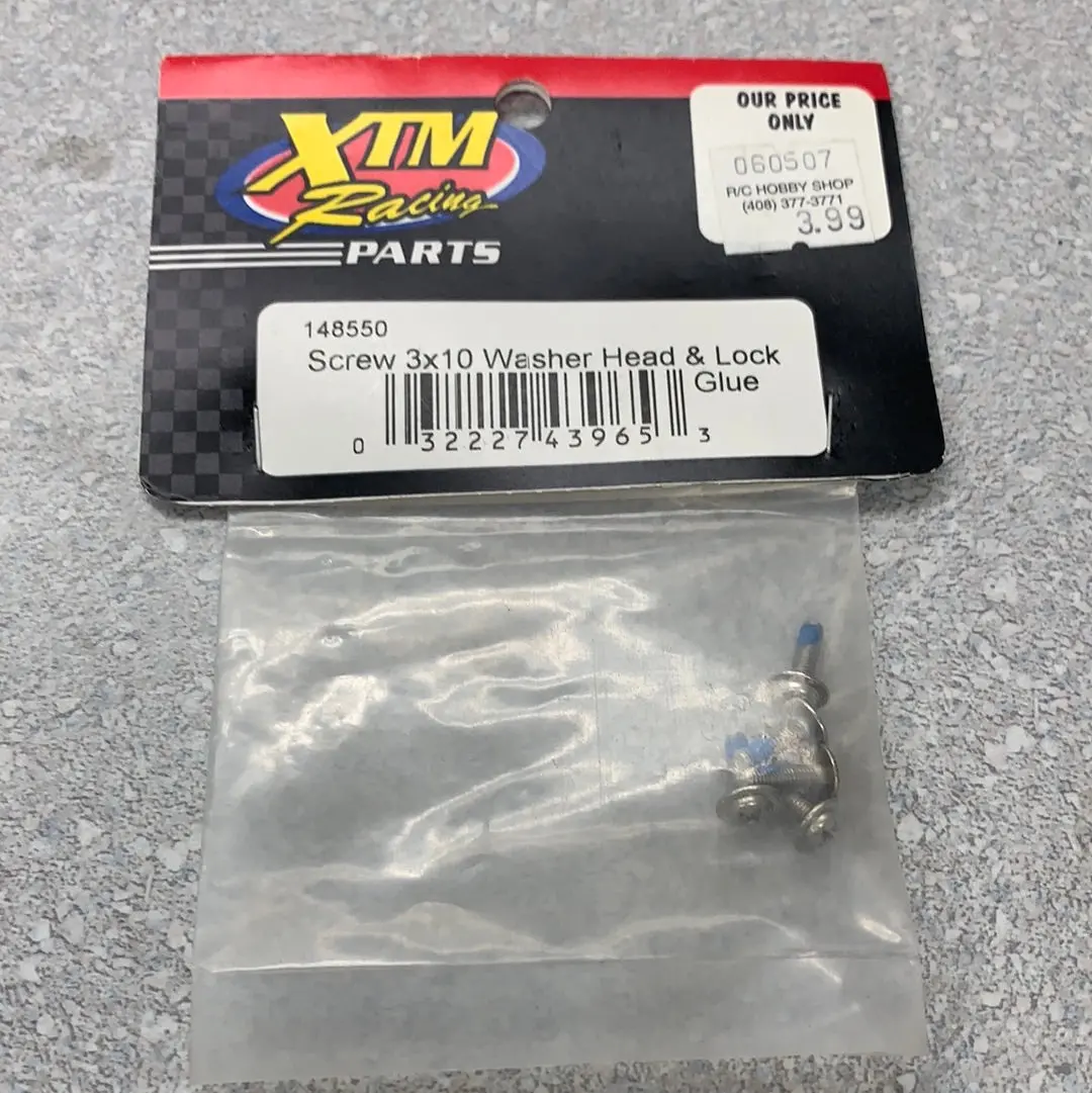 Screw 3X10 Washer Head (Xtm Racing) 148550 1