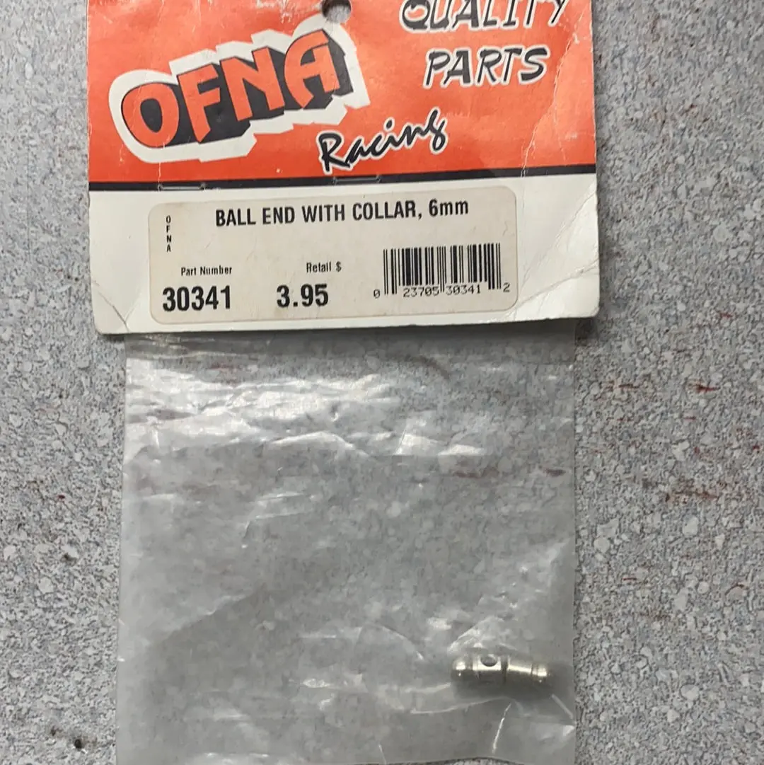 Ofna 30341 Ball End With Collar.  6Mm 1