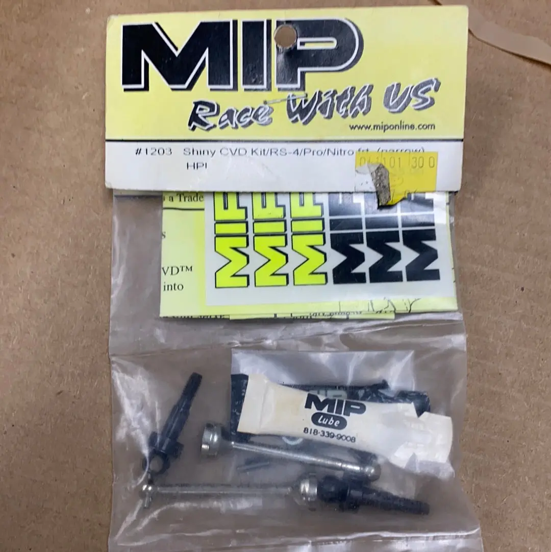 Mip 1203 Shiny Cvd Kit/Rs-4/ Pro/ Nitro Front (Narrow) Hpi 1