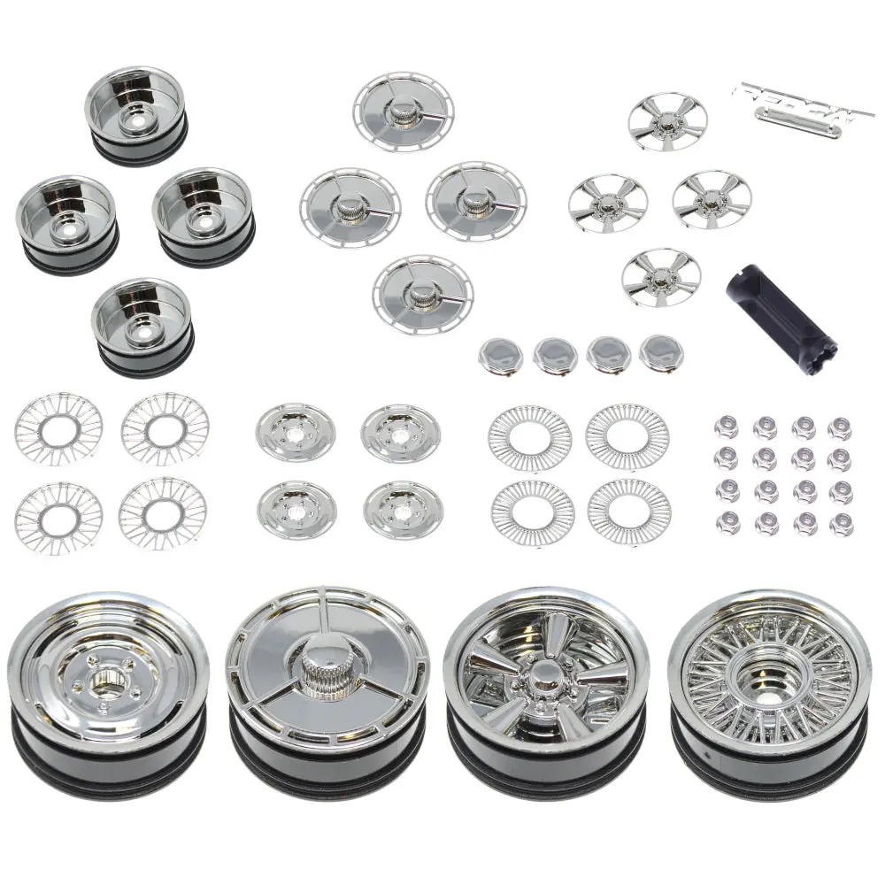 Redcat Mod Wheels Chrome 1