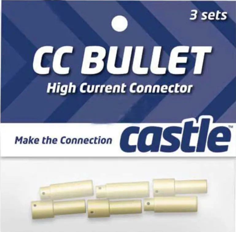5.5Mm High Current Cc Bullet Connector Set 1