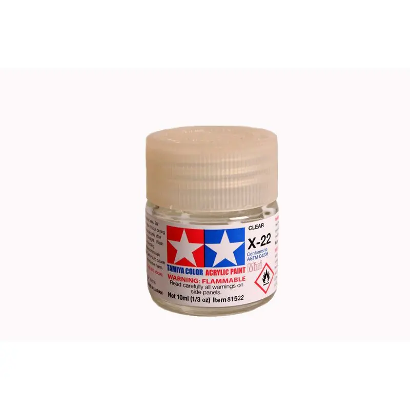 Tamiya Acrylic Mini X22 Clear 1