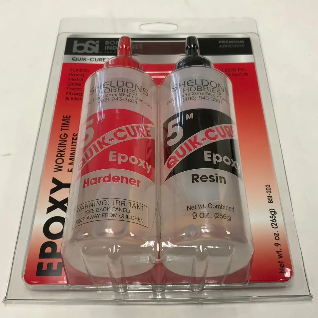 Bsi Quik Cure 5 Minute Epoxy (9) Oz Bsi-202 1