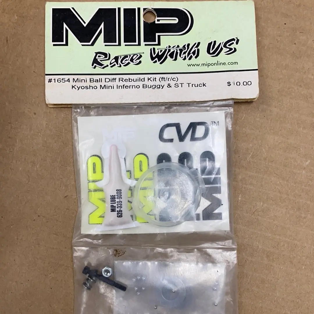 Mip 1654 Mini Ball Diff Rebuild Kit- Kyosho Mini Inferno Buggy And St Truck 1