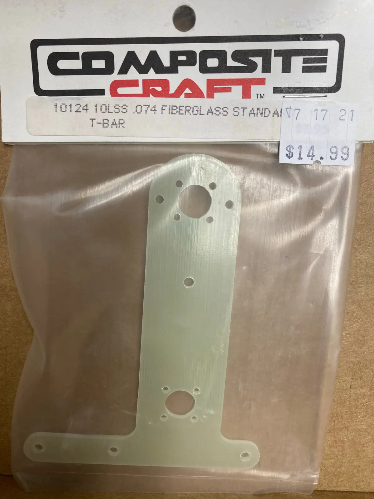 Rc10ls T Bar Composite Craft 10124 10Lss 0.74 Fiberglass Standard T-Bar Vintage 1