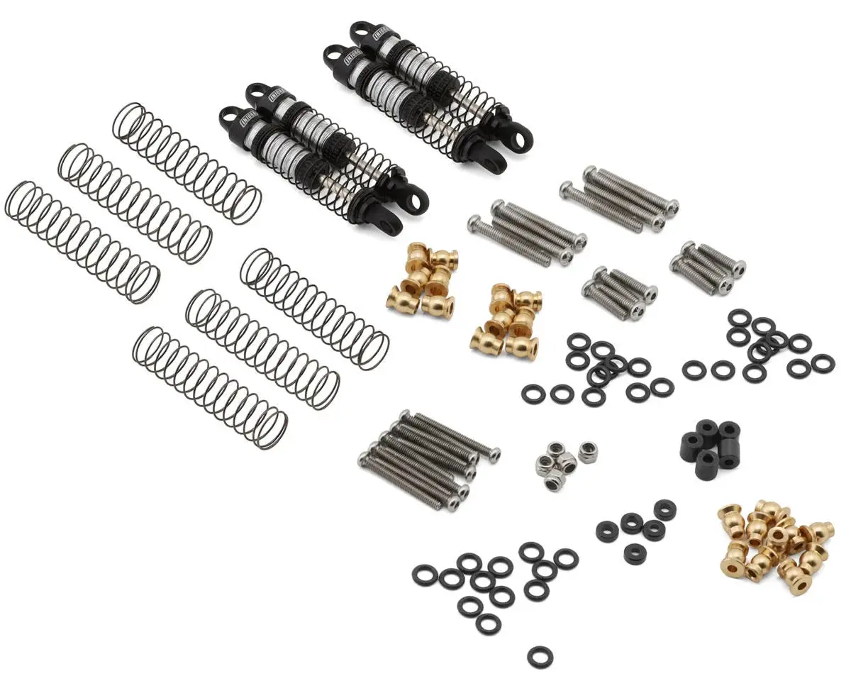 Injora Ascent18/Venture18 53Mm Aluminum Oil-Filled Shocks (Black) (4) 1