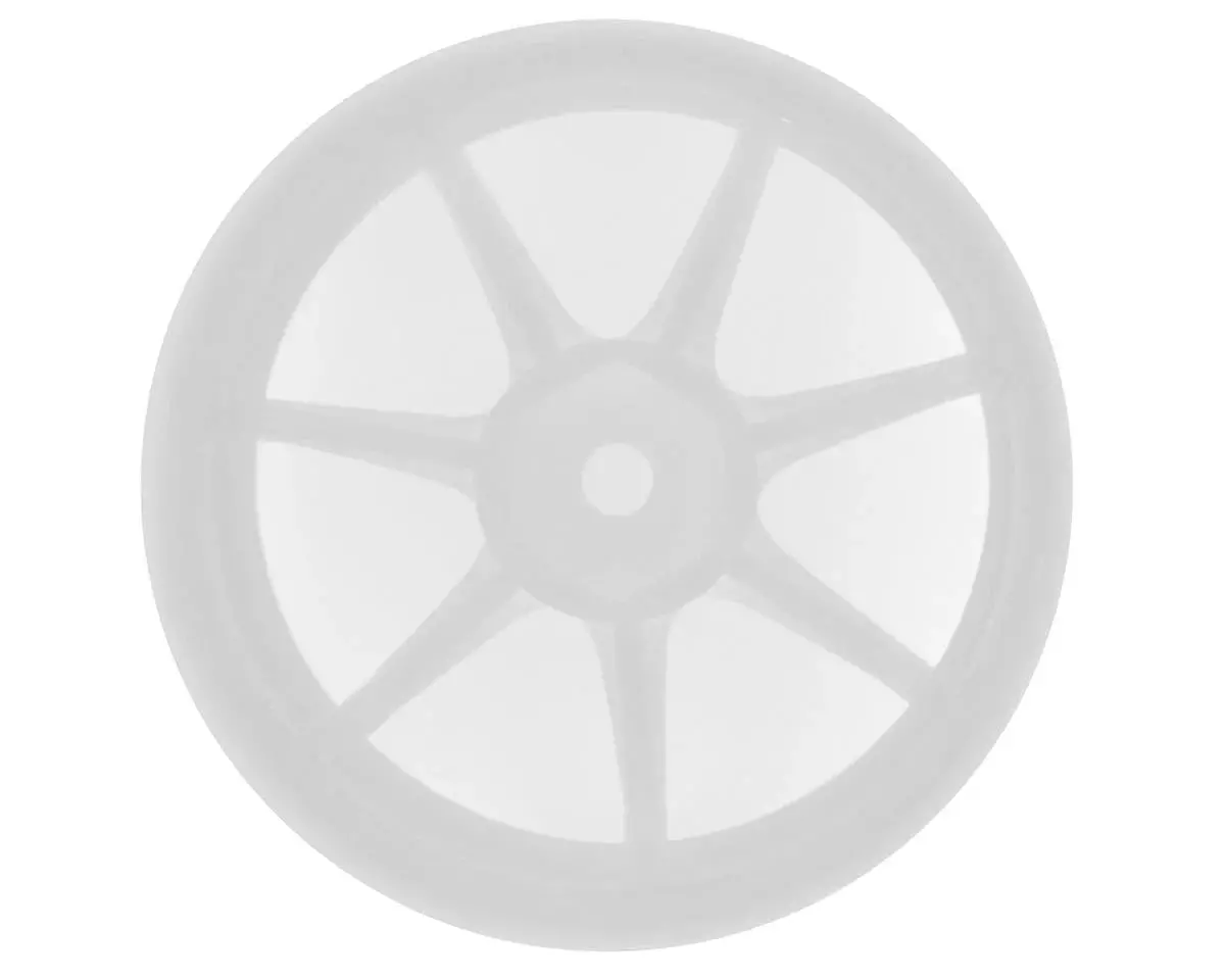 Integra Avs Model T7 Super High Traction Drift Wheels (White) (2) (8Mm Offset) W/12Mm Hex - Iw-3208Wh 1
