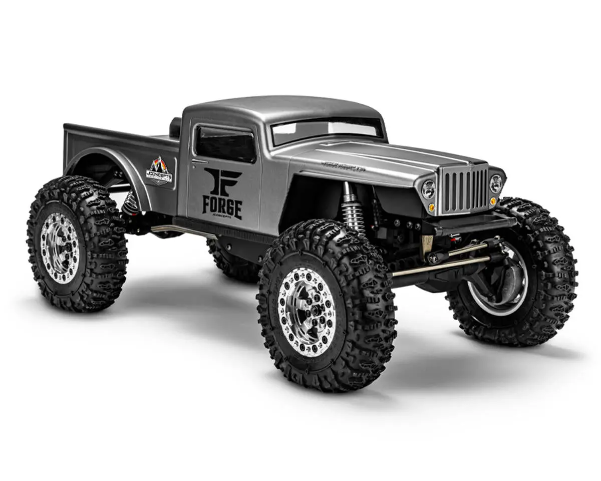 Jconcepts The Forge 1/10 Rock Crawler Pre-Trimmed Body (12.3") (Clear) 1