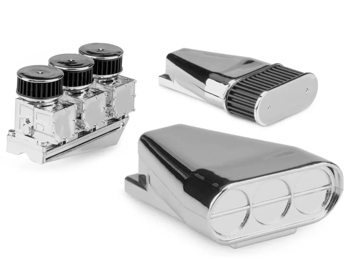 Jconcepts Engine Accessory Set (Chrome) - Jco2537 1