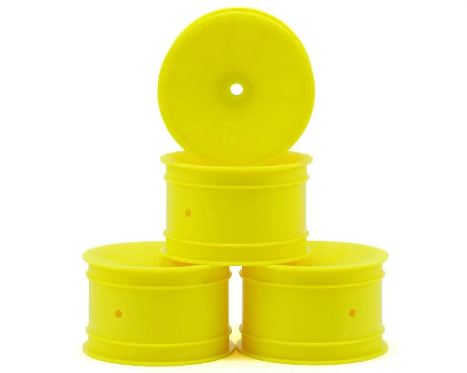 Jconcepts 12Mm Hex Mono 2.2 Rear Wheels (4) (B6/B74/Rb6) (Yellow) (3348Y) 1