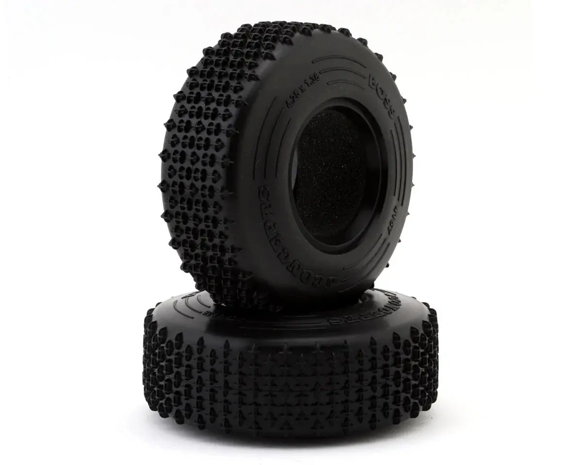 Jconcepts Boss 1.9" All Terrain Comp Rock Crawler Tires (2) (4.25” Od) (Green) 1