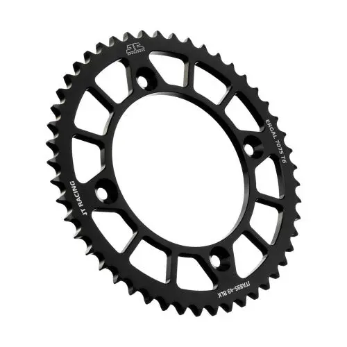 Jt Rear Racelite Rear Sprocket Aluminum 49T-428 Blk - Jta895.49Blk - Husqvarna Tc 85, Ktm 85 Sx, And Gas Gas Mc 85 1