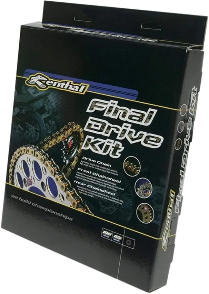 Renthal 428 Conversion Kit K045 Crf230f 2003–2009 – Gold Chain & Sprockets #941045 1