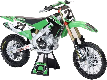 Kawasaki Factory Team Kx450f Jason Anderson #21 - New-Ray 1:6 Scale 1
