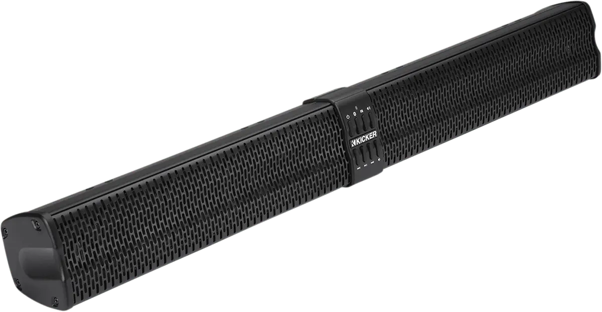Kicker - 47Kpb2- Kpb Powerbar 35" Utv Atv Soundbar 8 Subs 2 Tweeters  Black - Weather-Proof Ip66 1