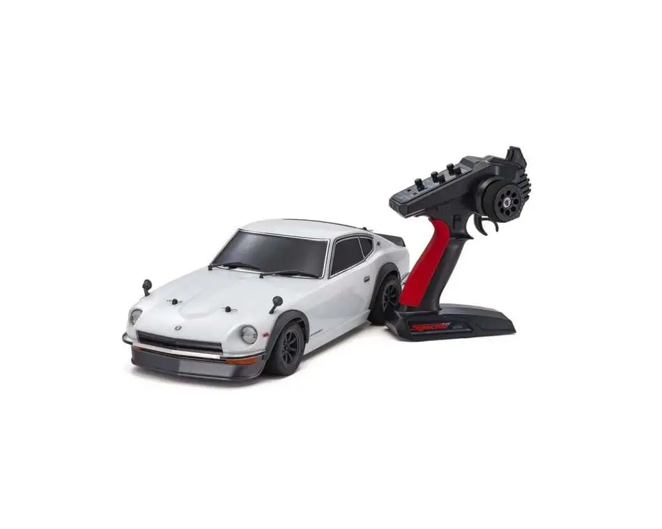 Kyosho Fazer Mk2 Fz02 1971 Datsun 240Z Tuned Version Readyset (White) W/Syncro Kt-231P+ 2.4Ghz Radio 1