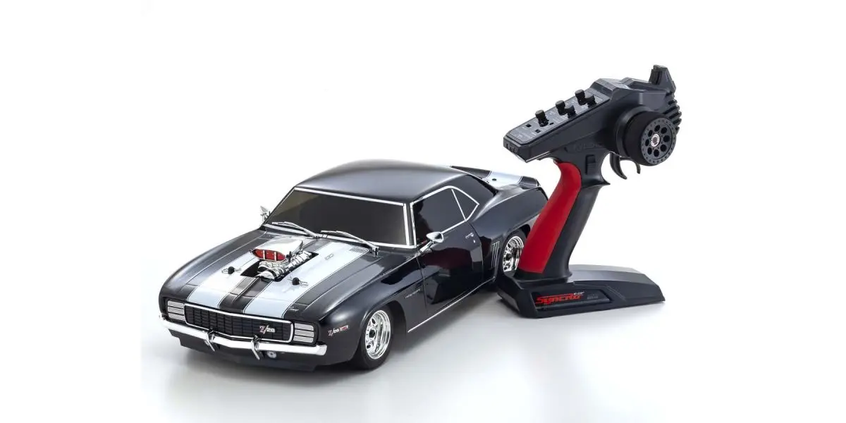Kyosho - Fazer Mk2 1969 Chevy Camaro Z/28 Rs Supercharged Ve, Tuxedo Black, 1/10 Electric 4Wd Touring Car - Kyo34493t1 1