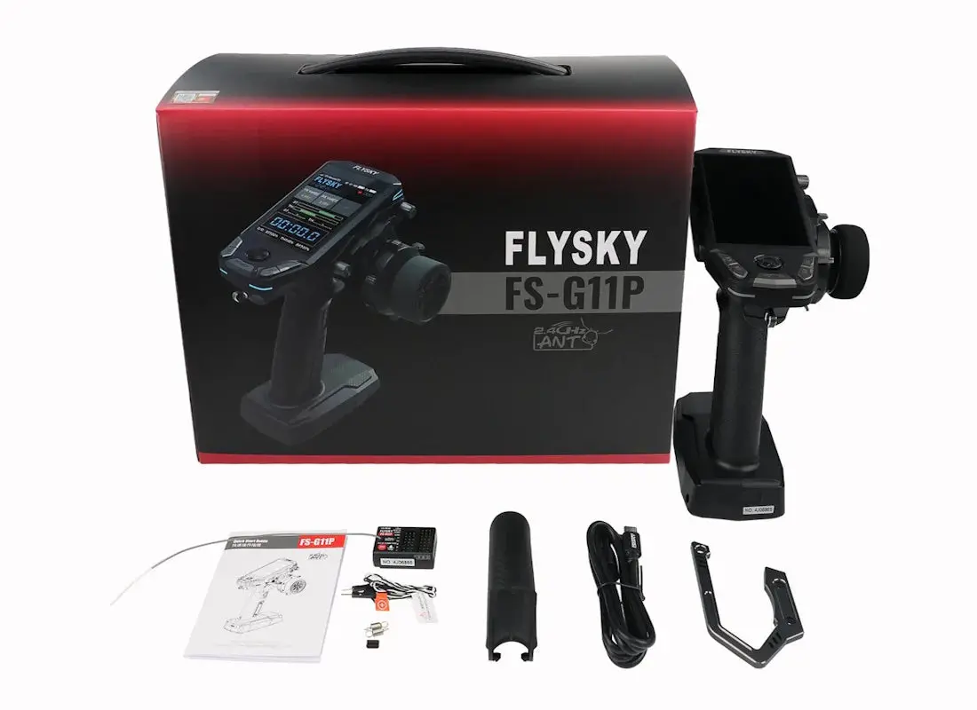 Flysky G11p Ant 11-Channel 2.4Ghz Transmitter W/ R11p Receiver 1