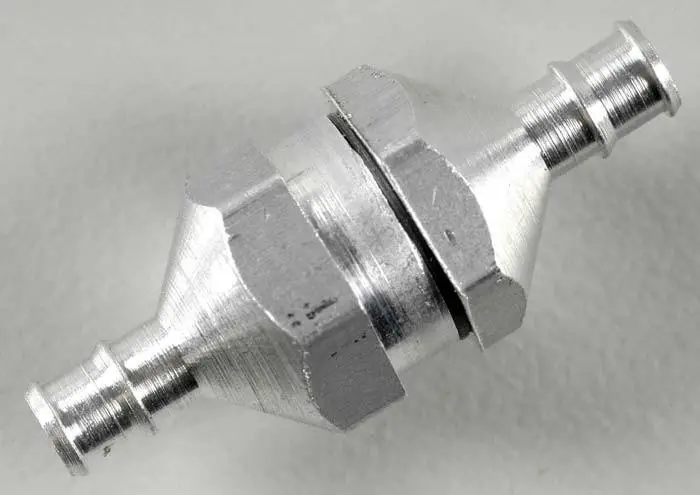 Dubro Standard In-Line Fuel Filter W/Plug 1
