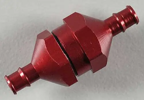 Dubro Standard In-Line Fuel Filter Red 1
