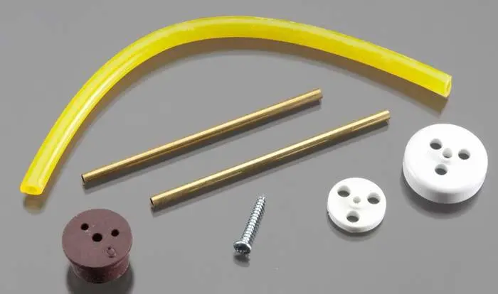 Dubro Fuel Tank Cap/Fittings 2-24Oz Tanks Gas 1