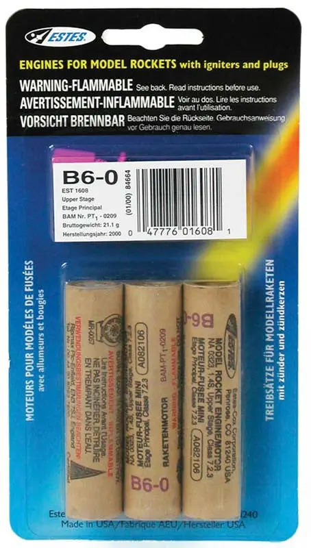 Estes B6-0 Standard Engine (3) 1