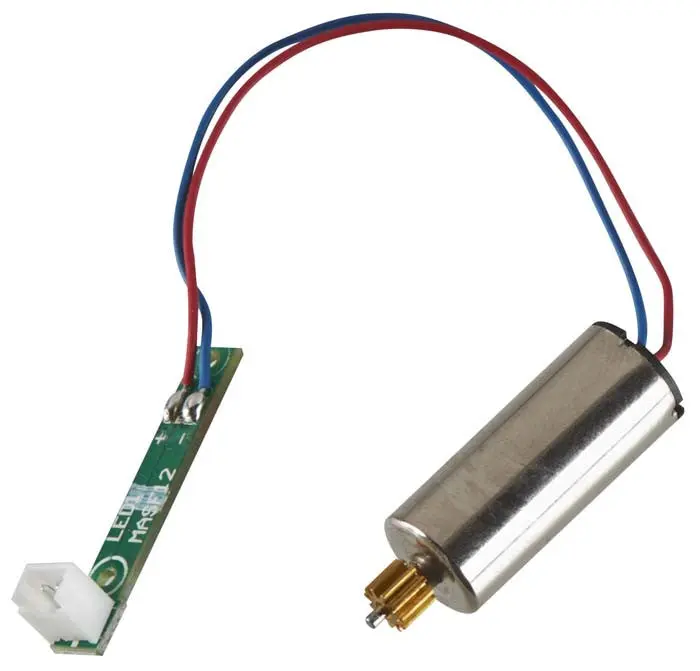 Heli-Max Left Rear Motor W/Led/Pinion Cw 230Si Quad 1