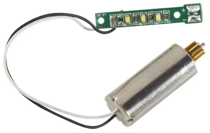 Heli-Max Right Rear Motor W/Led/Pinion Ccw 230Si Quad 1