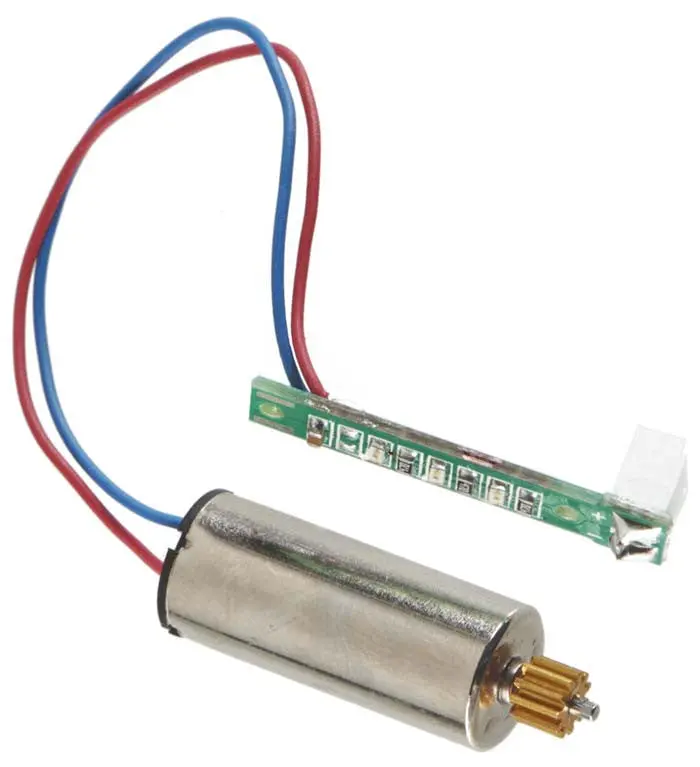 Heli-Max Right Front Motor W/Led/Pinion Cw 230Si Quad 1
