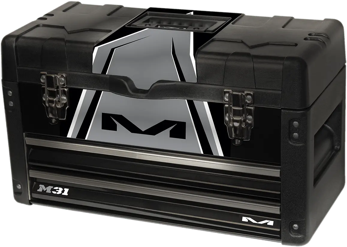 Matrix Concepts - M31 Worx - Black/Gray Toolbox With Metal Drawers - M31-401 1