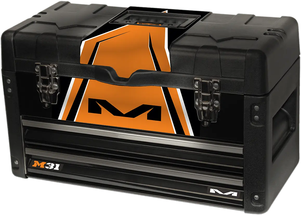 Matrix Concepts - M31 Worx - Orange Toolbox With Metal Drawers - M31-406 1