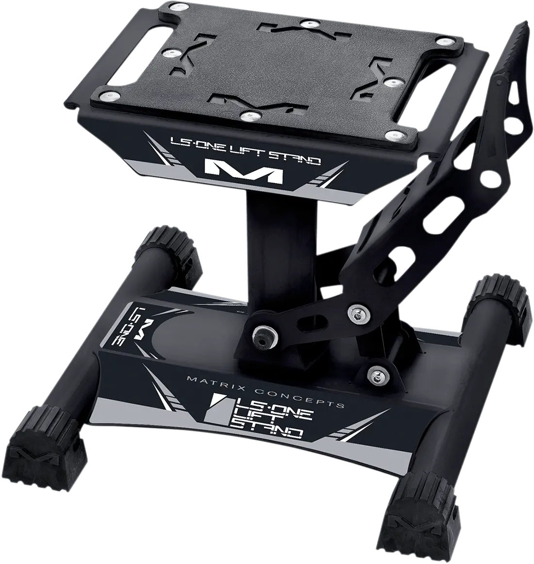 Matrix Concepts - Black Motorcycle Stand With Anti-Slip Rubber -  Ls1 101 1