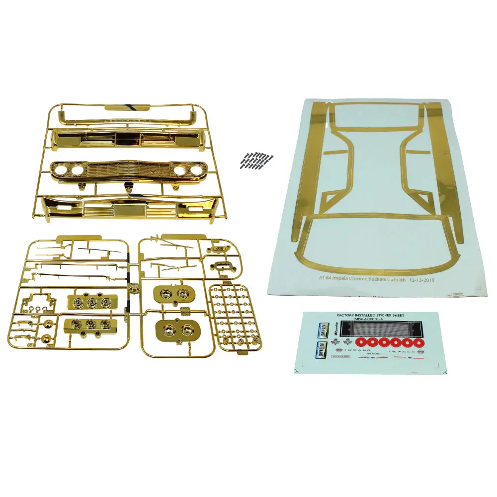 1964 Impala Gold Parts Set W/ Stickers (1Set) - Rer14428 1