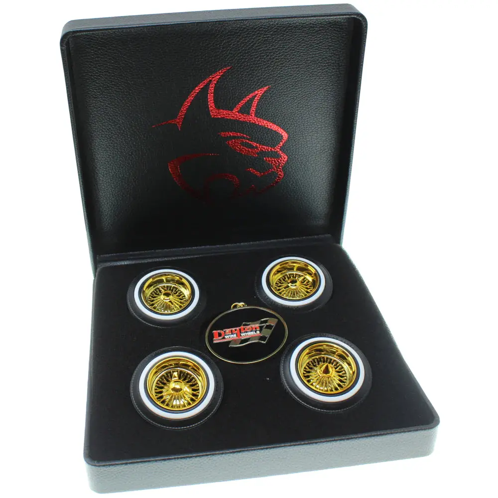 Dayton Wire Wheel Set (Gold) (4Pcs) - Rer17089 1