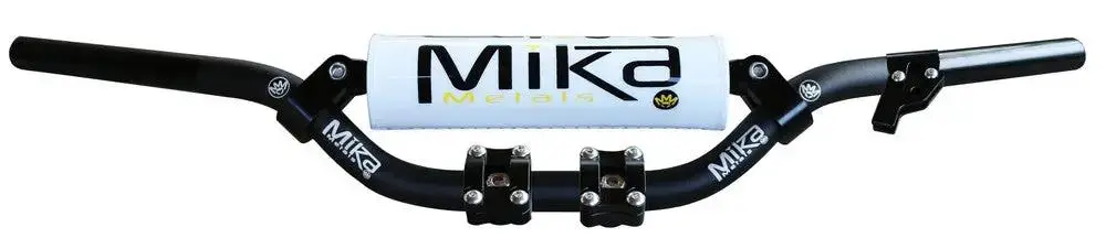 Mika Metals Handlebar Kit Mk-78-Pw-White Aluminum Adjustable W/ Clamps & Brake Mount Pw50 1