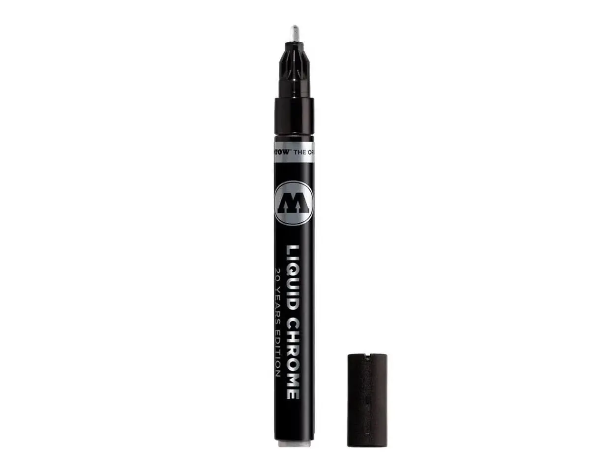 Molotow Liquid Chrome Paint Pen Marker W/2Mm Tip - Mlw102 1